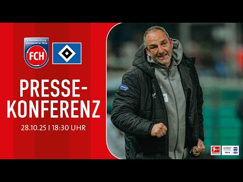 Die Pressekonferenz nach dem Spiel gegen Hamburg