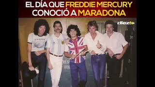 El día que Maradona conoció a Freddie Mercury | DIEZ