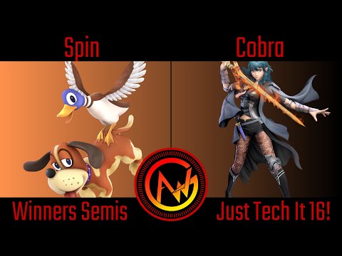 AWG Just Tech It 16 Winners Semis - Spin (Duck Hunt) Vs Cobra (Byleth) Smash Ultimate - SSBU