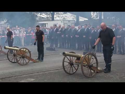 Schützenfest 2025 in Neuss. Einböllern