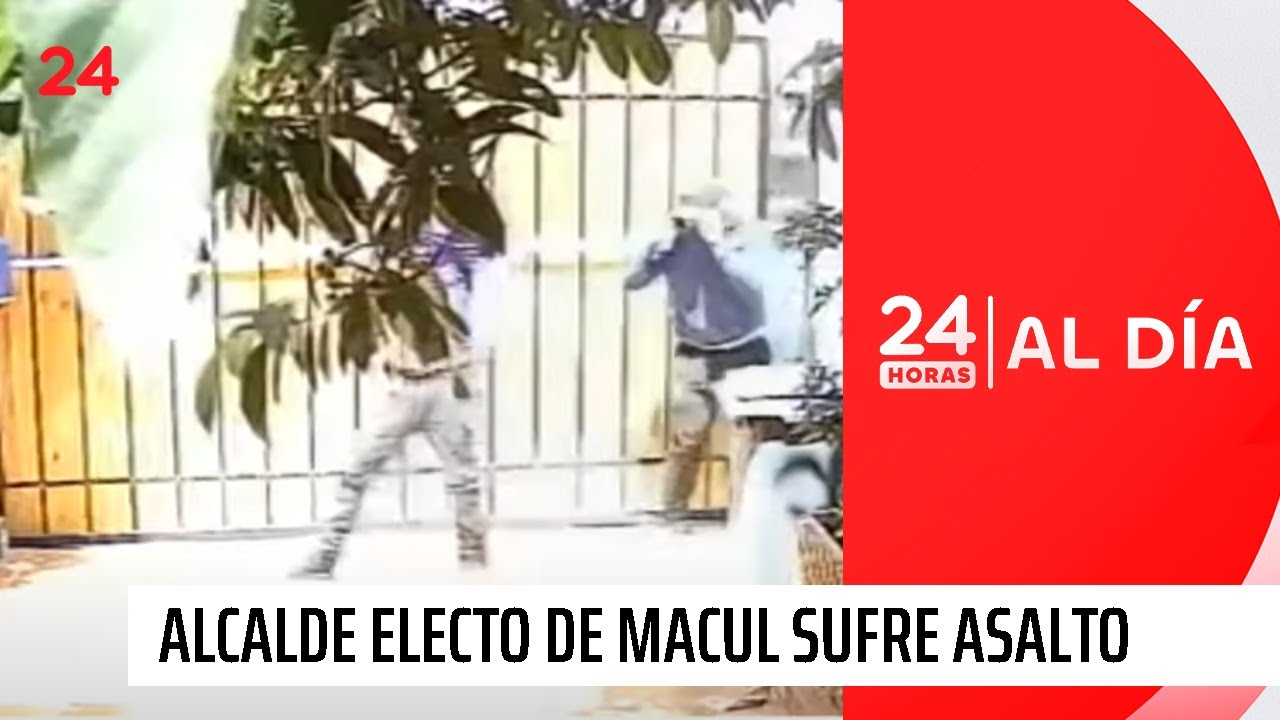VIDEO: Alcalde electo de Macul fue víctima de portonazo | 24 Horas TVN Chile