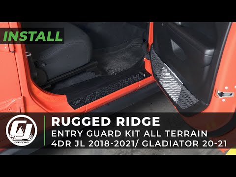 2018-2021 Jeep JL or Gladiator Install | Rugged Ridge Entry Guard Kit