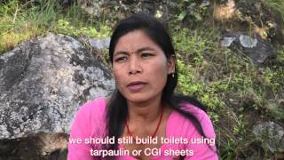 Low quality of temporary toilets was a setback in the open defecation campaign