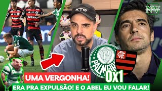 CIRÚRGICO!⚠️ CHICO GARCIA ERA PRA EXPULSÃO FALTA NO FUCHS! FAZ ANÁLISE DE PALMEIRAS 0x1 FLAMENGO!