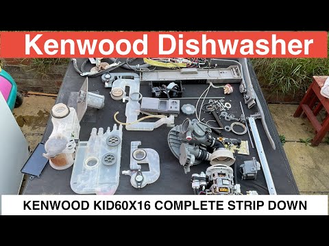KENWOOD DISHWASHER  KID60X16 STRIP DOWN Completely