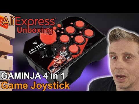 AliExpress GAMINJA 4-in-1 Game-Joystick: Unboxing & Mini-Test