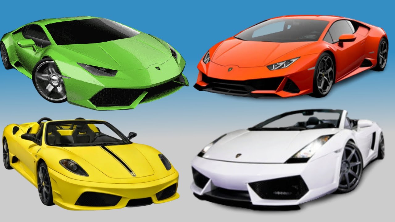 Mobil Sport Keren Warna-Warni || Tebak Warna ||  Animasi Anak Anak