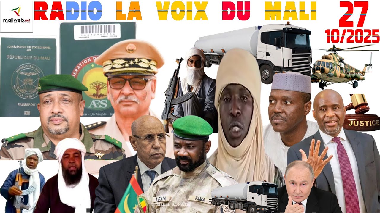 La Revue de Presse de la RADIO LA VOIX DU MALI du 28 Octobre 2025