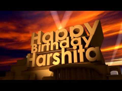 Happy Birthday Harshita