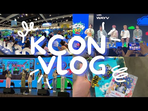 KCON LA 2023 Day 1 Vlog | NMIXX Meet & Greet Hi-Touch, IVE, WayV, and Cravity