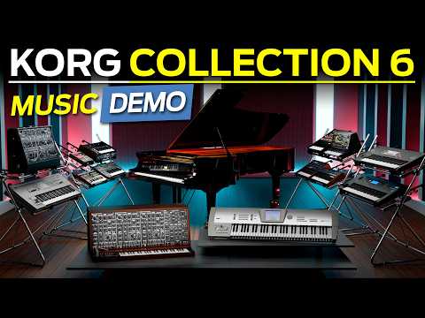 KORG COLLECTION 6 NOW WITH PS-3300, TRINITY & SGX-2 PIANO (NO TALKING FULL DEMO)