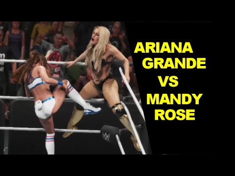 WWE 2K19 Ariana Grande vs Mandy Rose - Knockout Match