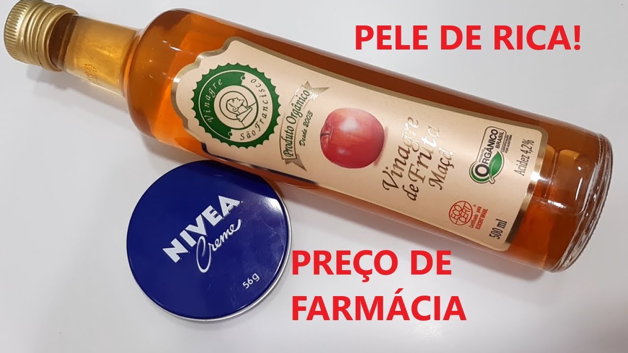 PELE DE RICA!VINAGRE DE MAÇA COM #CREMENivea Poucas pessoas conhecem o PODER desse MILAGROSO remédio