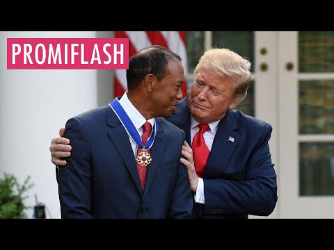 Donald Trump unterstützt Tiger Woods und Vanessas Beziehung