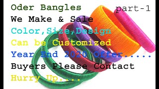 Make & Sale Silk Thread Bangles with Price|Very Low Price|Oder From USA,Online Sale / kalpana ambati