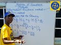 KALLI YADDA AKE TARAWA ADDITION NA FRACTIONS DA HAUSA MATHS A HAUSA LISSAFI DA HAUSA Maths