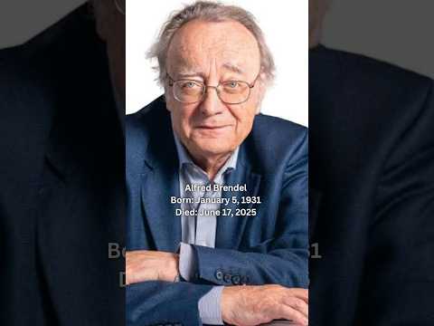 Alfred Brendel, Bravura Pianist Who Forged a Singular Path🕊️#alfred #pianist #fy #shorts #author
