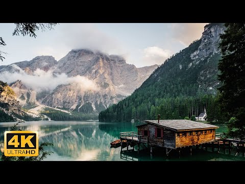 Stunning Views of Mountains 4K with Relaxation Music