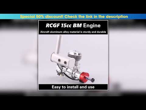 Flash Sale RCGF 15cc BM Petrol/Gasoline Engine for RC Airplane Two Strokes Single Cylinder Side Exh