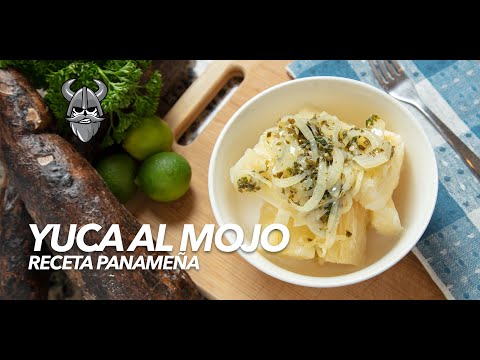 YUCA AL MOJO Receta Panameña | COMO HACER YUCA AL MOJO Panamanian Style | Macho Carnívoro