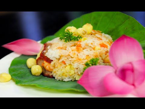 Cơm hoa sen | Hướng dẫn nấu món ăn ngon trong gia đình cùng Diệu Thảo | Vào bếp mỗi ngày