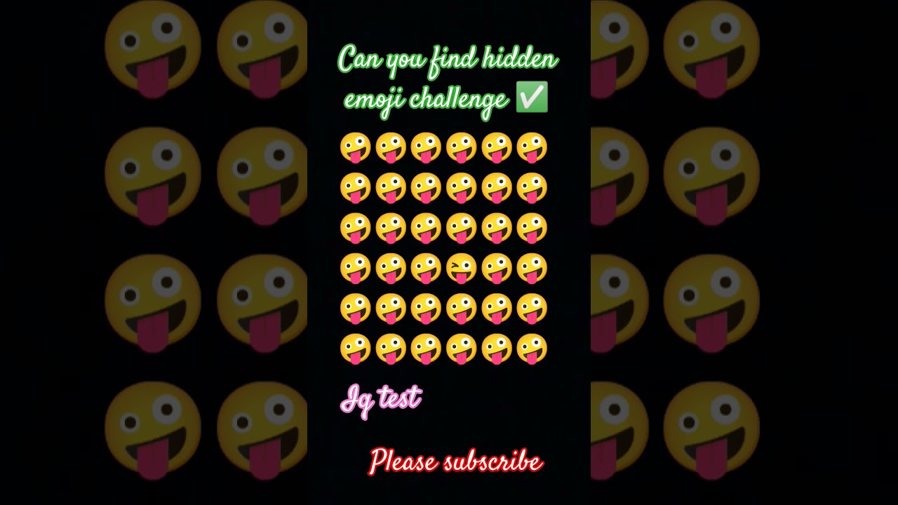 find different emoji🧐challenge #popular #tiktok #shorts #quiz #shortfeed2025 #gk #trend2025 #sprunki