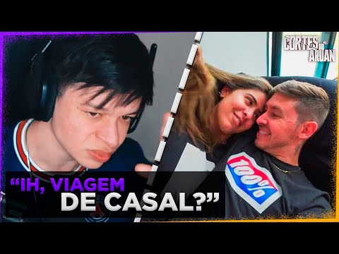 ARUAN REAGE A PREPAREI UMA VIAGEM ROMÂNTICA PRA NÓS (RENAN FIORINI) - Cortes do Aruan