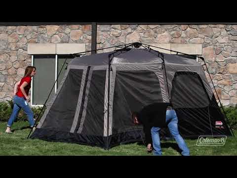 Coleman 8-Person Instant Tent, 8 Person Cabin Tent with Instant Setup,