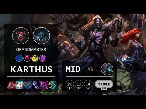 Karthus Mid vs Ekko - EUW Grandmaster Patch 10.15