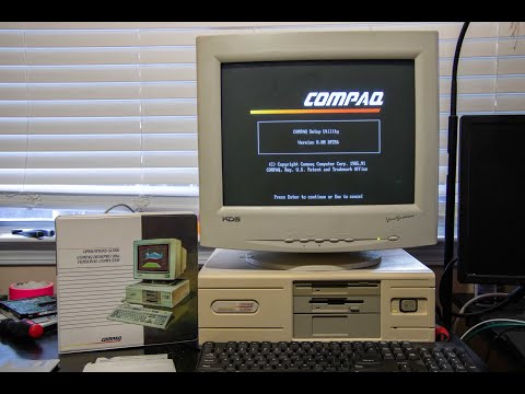 Compaq 386 Repairs - It LIVES!