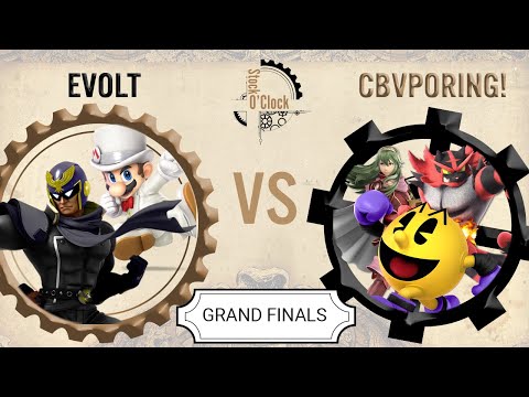 Stock o'Clock #11 - Evolt (Cpt Falcon, Mario) vs Poring (Pac-Man, Incineroar, Lucina) - Grand Finals
