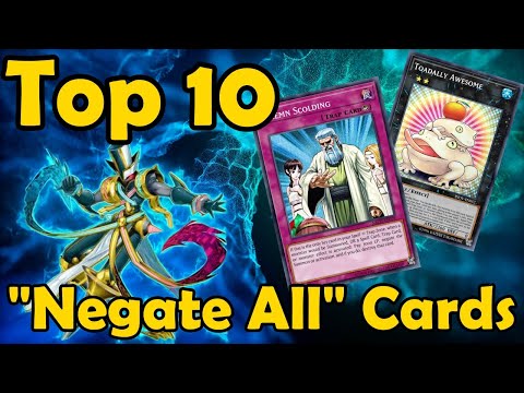 Top 10 "Negate All" Cards in YuGiOh