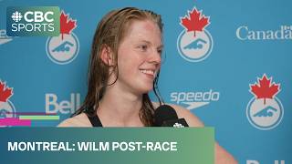 Ingrid Wilm feels "accomplished" to have pushed through mental barriers to reach swim trials