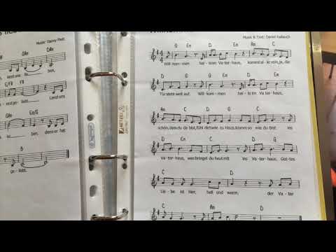Singen mit Herrn Lilge, Nr. 105 „Willkommen, hallo im Vaterhaus“