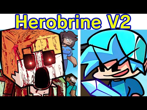 CommunityGame - Friday Night Funkin' VS Herobrine Reborn 2.5 FULL WEEK + GIANT ALEX (FNF Mod/Minecraft/Creepypasta)