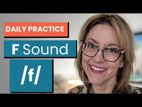 毎日のクイック発音練習 | Fサウンド | アメリカ英語 /f/ | @TarleSpeech (Quick Daily Pronunciation Practice | F SOUND | American English /f/ | @TarleSpeech)