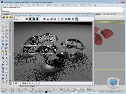 Video corso ufficiale V-Ray 1.5 for Rhinoceros - Dispersion & Abbe