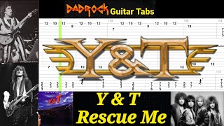 Rescue Me - Y & T - Guitar + Bass TABS Lesson