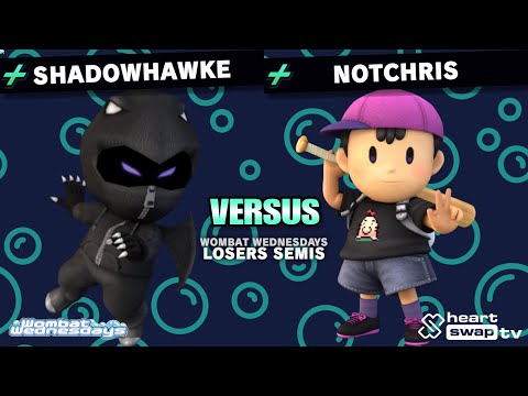 Wombat Wednesdays 55 P+: Shadowhawke (Lucas/Ness) Vs. NotChris (Ness/Lucas) Project + Losers Semis