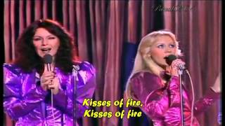 ABBA _  &quot;kisses of fire&quot; + Lyrics HD
