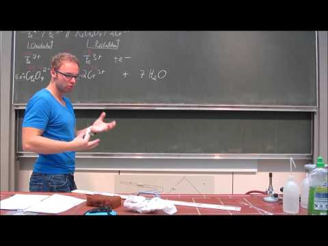 Redoxreaktion im Sauren - Beispiel 2 Kaliumdichromat