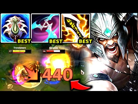 TRYNDAMERE TOP NEW META BUILD! 1V5 EASIER THAN EVER (NEW) - 2025 Tryndamere TOP Gameplay Guide