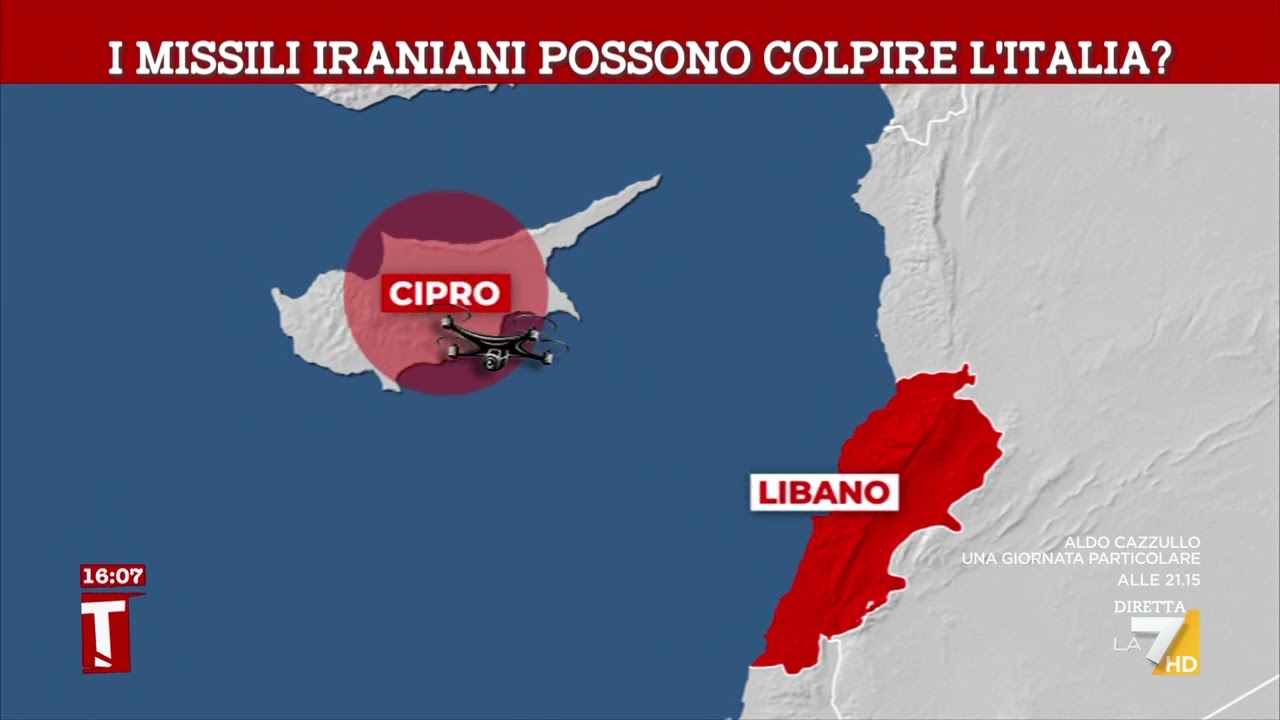 I missili iraniani possono colpire l'Italia?