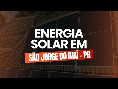 Energia Solar em São Jorge do Ivaí - PR