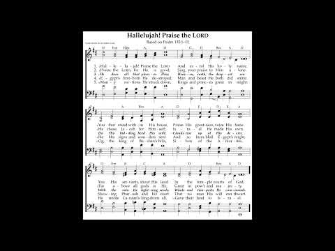 Hallelujah! Praise the LORD - Psalm 135 Genevan - Treasury 431