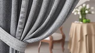 Комплект штор «Ревринс (серый)» — видео о товаре