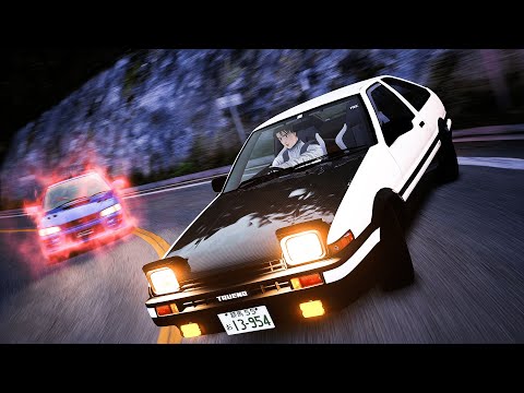 AE86 VS Impreza | Initial D Fourth Stage Recreation | Assetto Corsa
