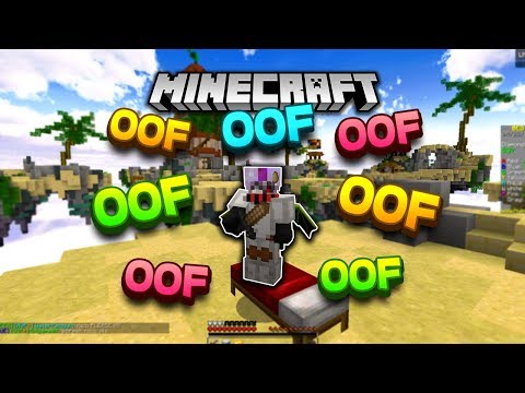 "oofing" in minecraft...