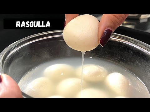 Rasgulla Recipe | No Maida No Cornflour | Juicy & Spongy | Easy Recipe For Rasgulla