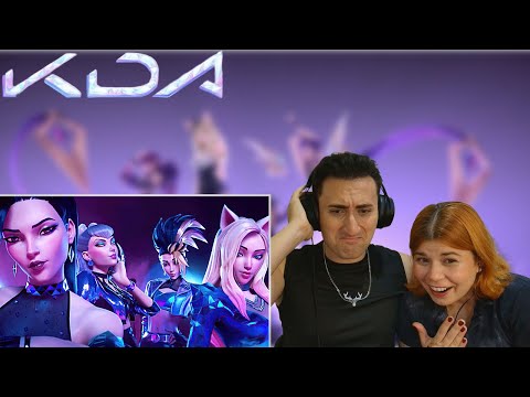 First Time Reacting to K/DA POP/STARS, MORE - Converting my Wife To a K/DA SIMP🥵🔥
